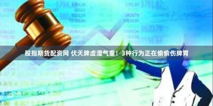 股指期货配资网 伏天脾虚湿气重！3种行为正在偷偷伤脾胃